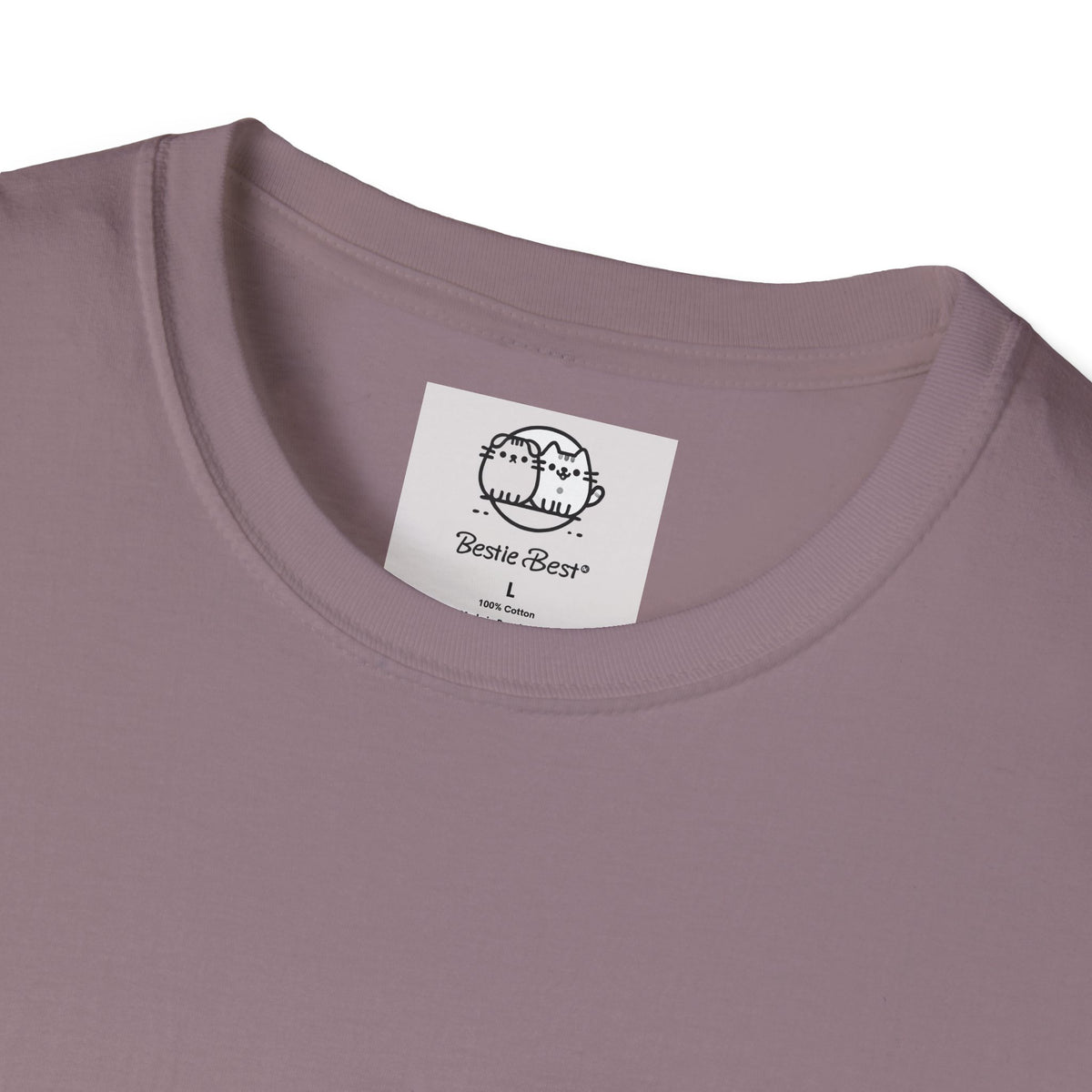 Proper Kitten Portrait T-Shirt | Small Chest Pocket Illustration- Bestie Best Collection