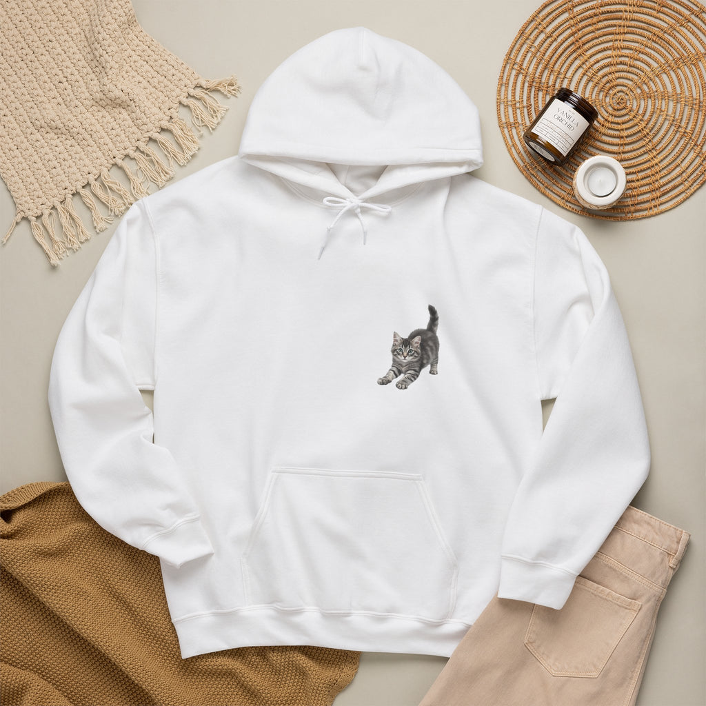 Playful Fluffy Tabby Cat Hoodie | Carmen Collection Bestie Best’s Luxury Brand