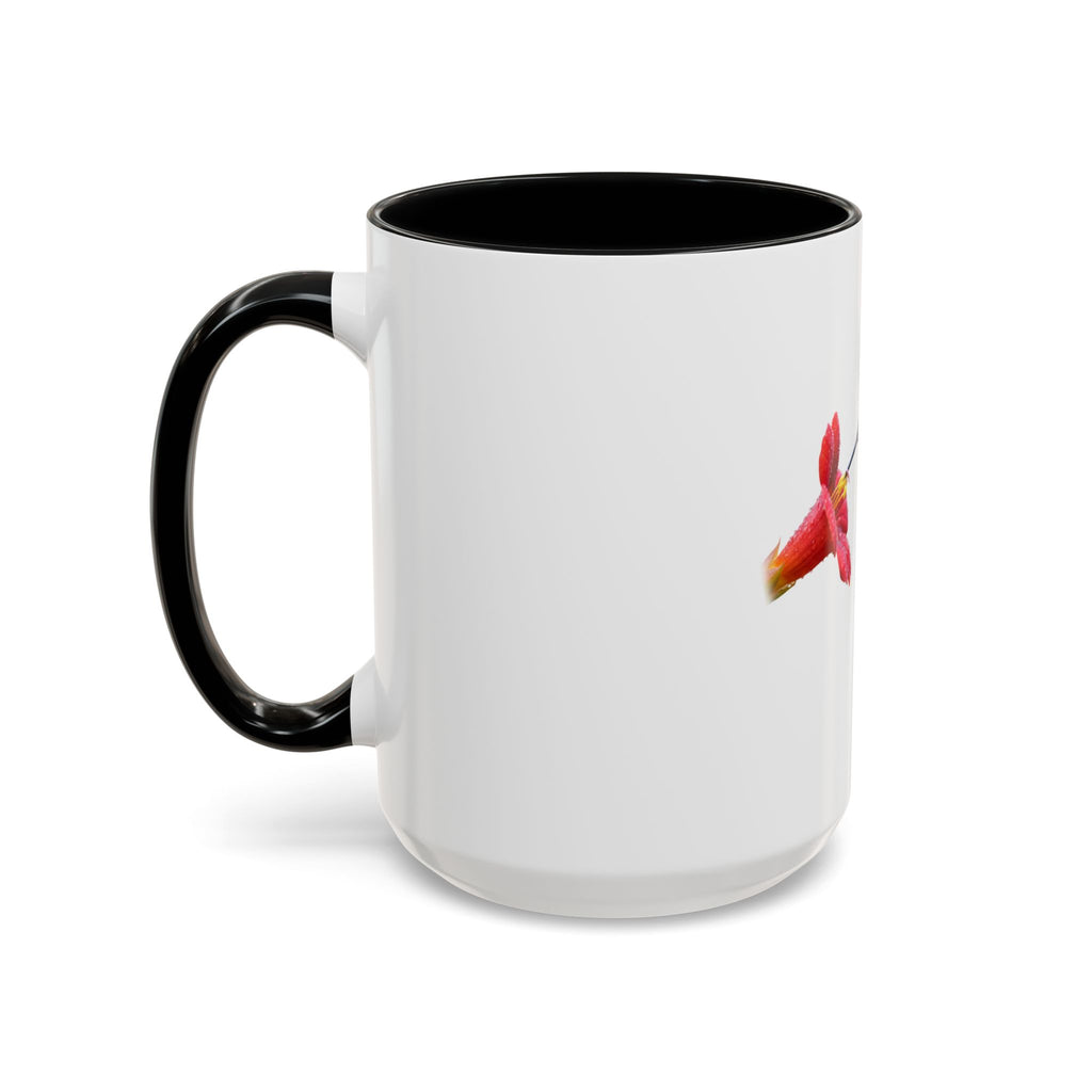 Hummingbird with Flower Thrive Not Just Survive Mug | Accent Coffee Mug