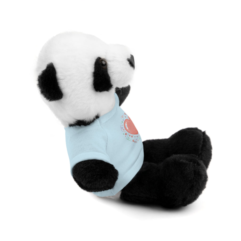 Plush Companion with Heart Stuffed Animals with Tee