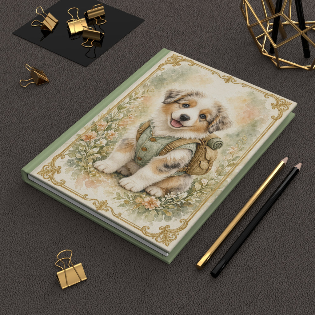 Little Explorer Adventure Puppy Journal | Cute Backpack Dog Hardcover Notebook- Bestie Best Collection Journal