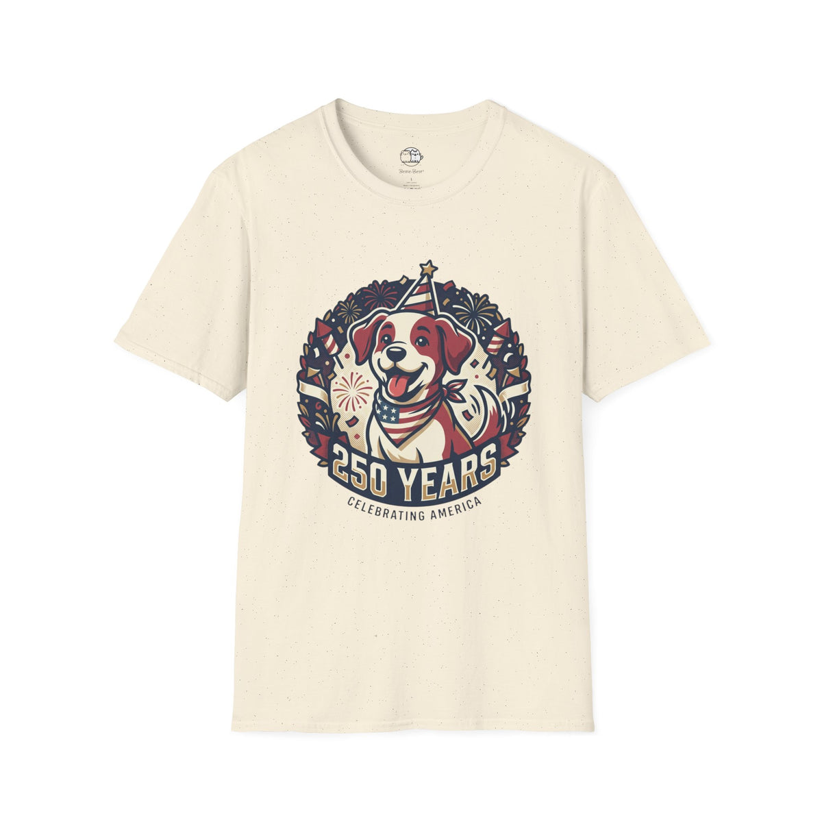 Patriotic Party Dog T-Shirt | 250 Years Celebration Tee