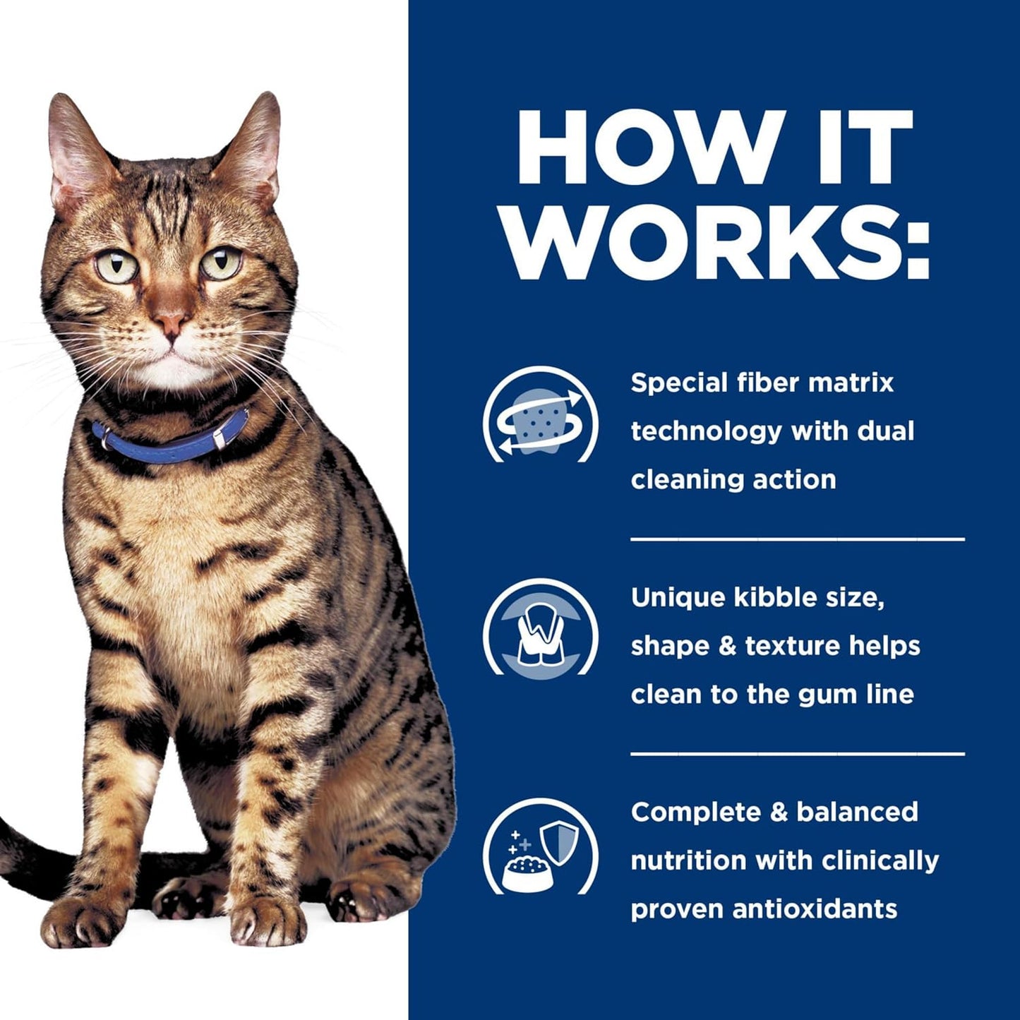 T/D Dental Care Dry Cat Food, Chicken, 8.5 Lb. Bag