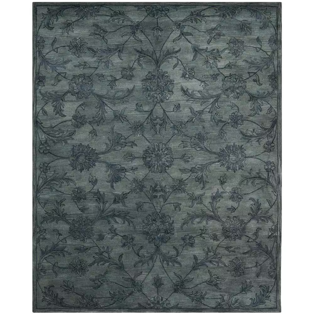 Antiquity Gray/Multi 8 Ft. X 10 Ft. Floral Area Rug