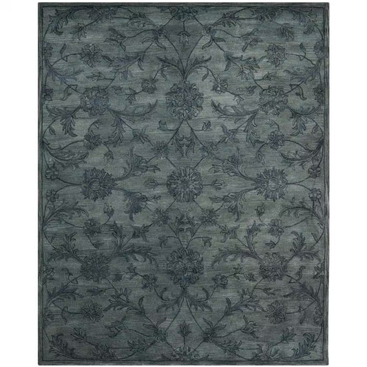 Antiquity Gray/Multi 8 Ft. X 10 Ft. Floral Area Rug