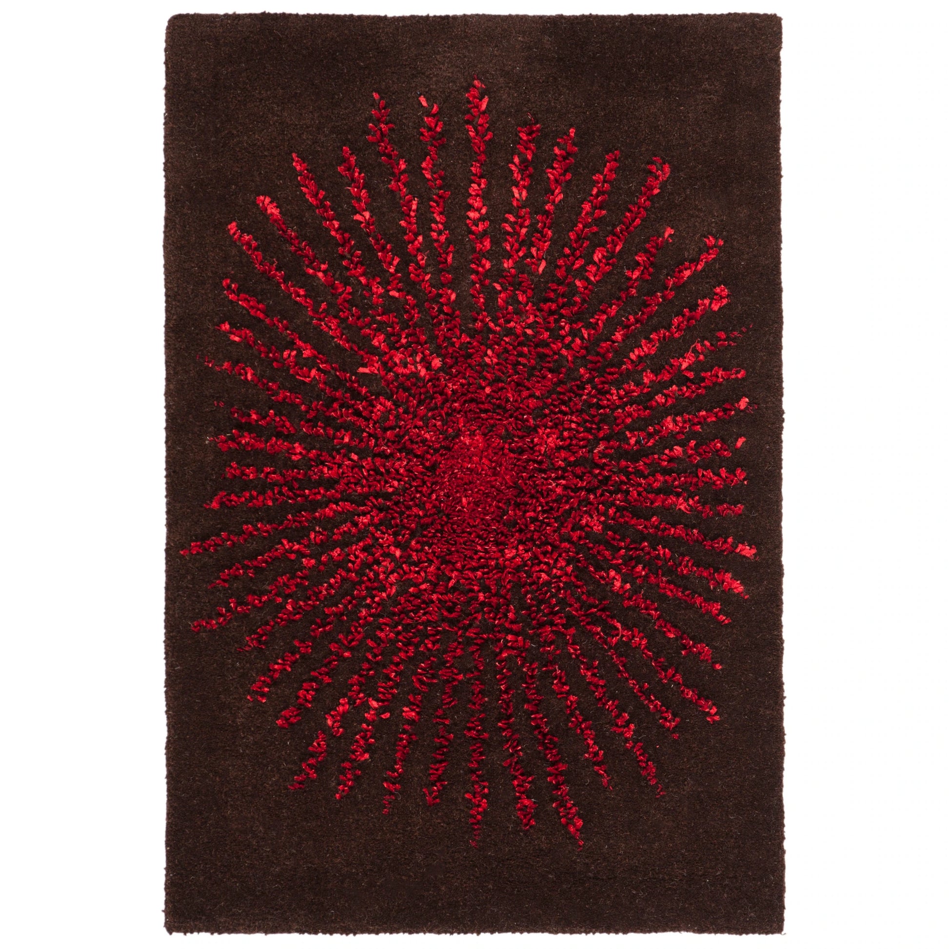 Handmade Soho Marsilia Burst New Zealand Wool Rug