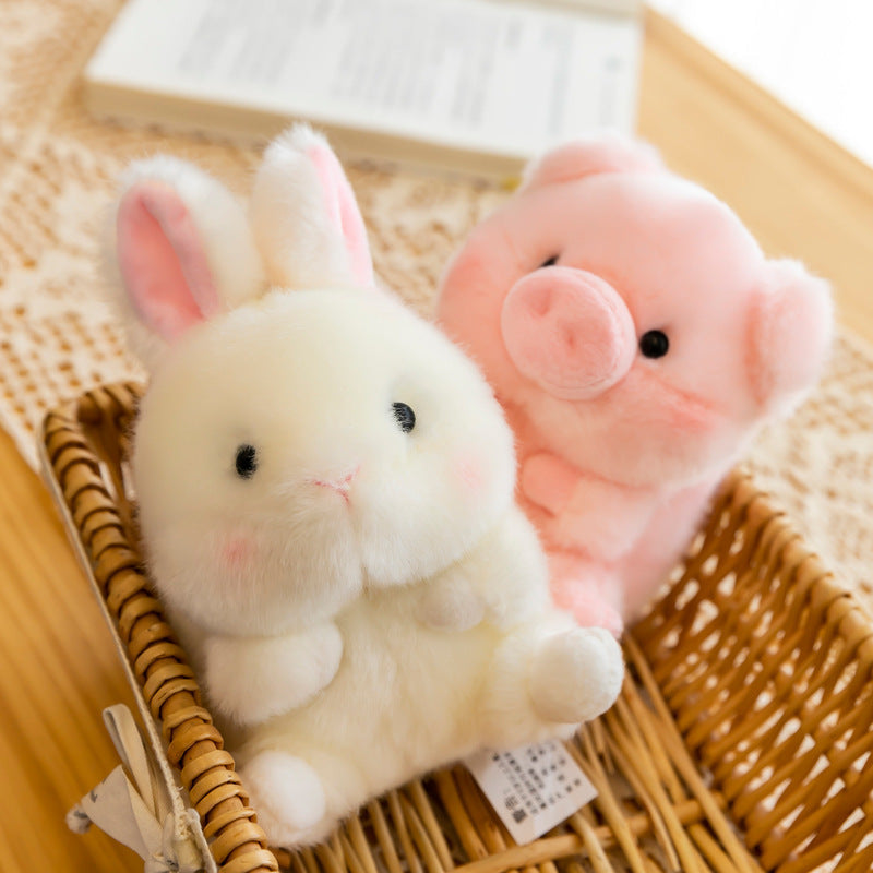 Plush Animal Keychain