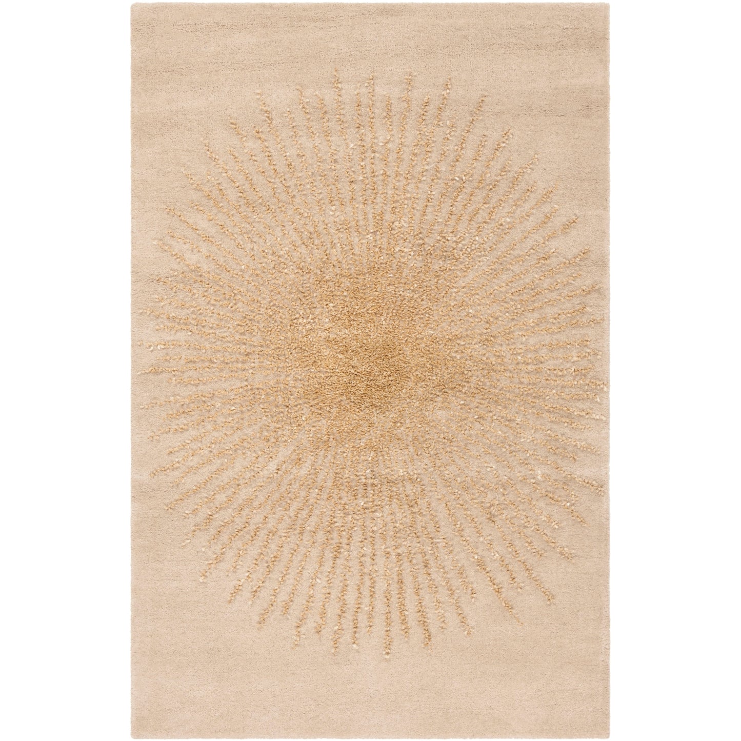 Handmade Soho Marsilia Burst New Zealand Wool Rug