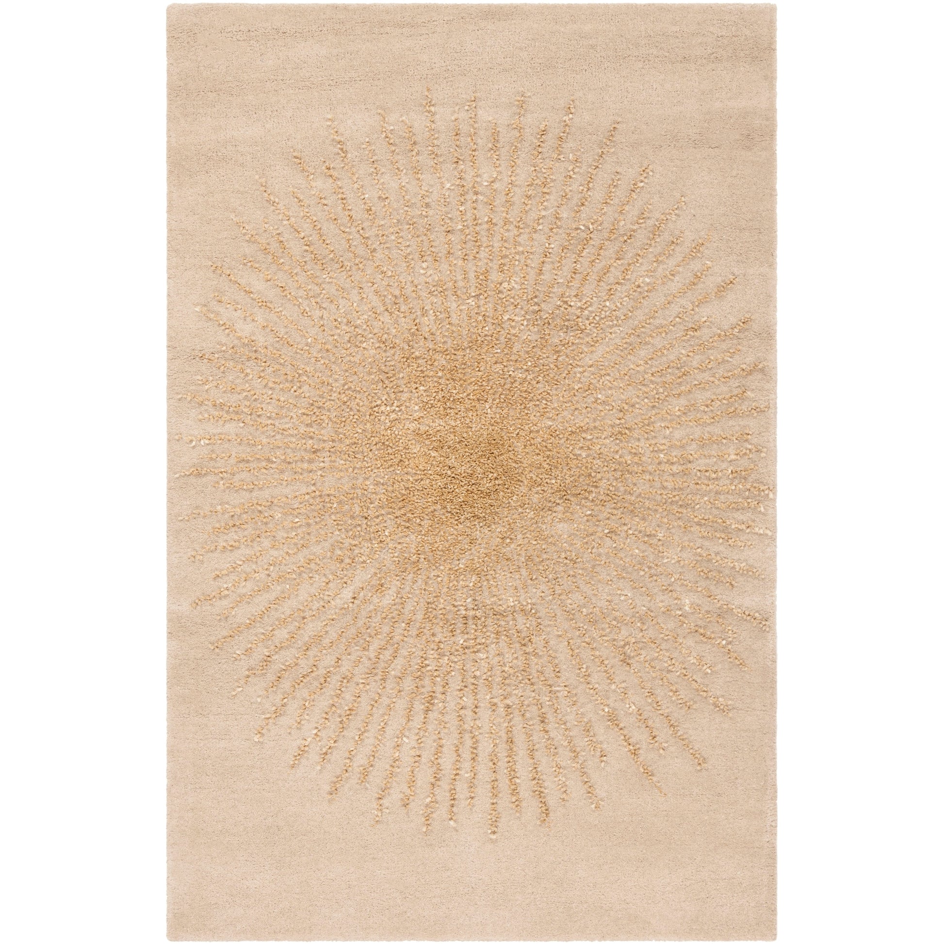 Handmade Soho Marsilia Burst New Zealand Wool Rug