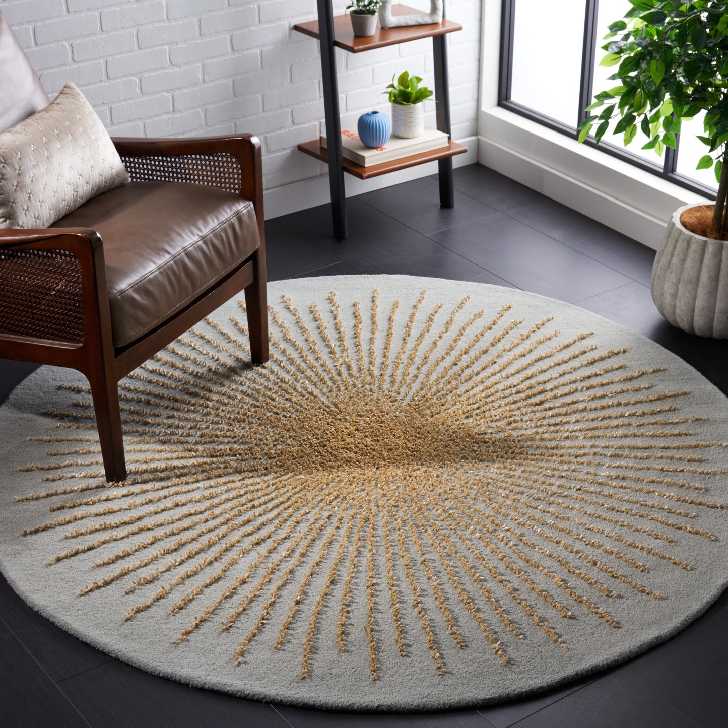 Handmade Soho Marsilia Burst New Zealand Wool Rug