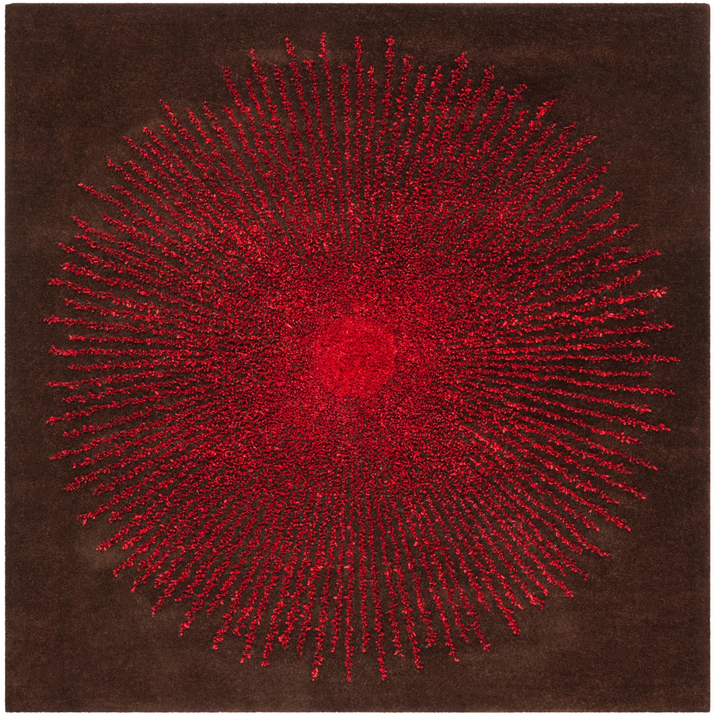Handmade Soho Marsilia Burst New Zealand Wool Rug