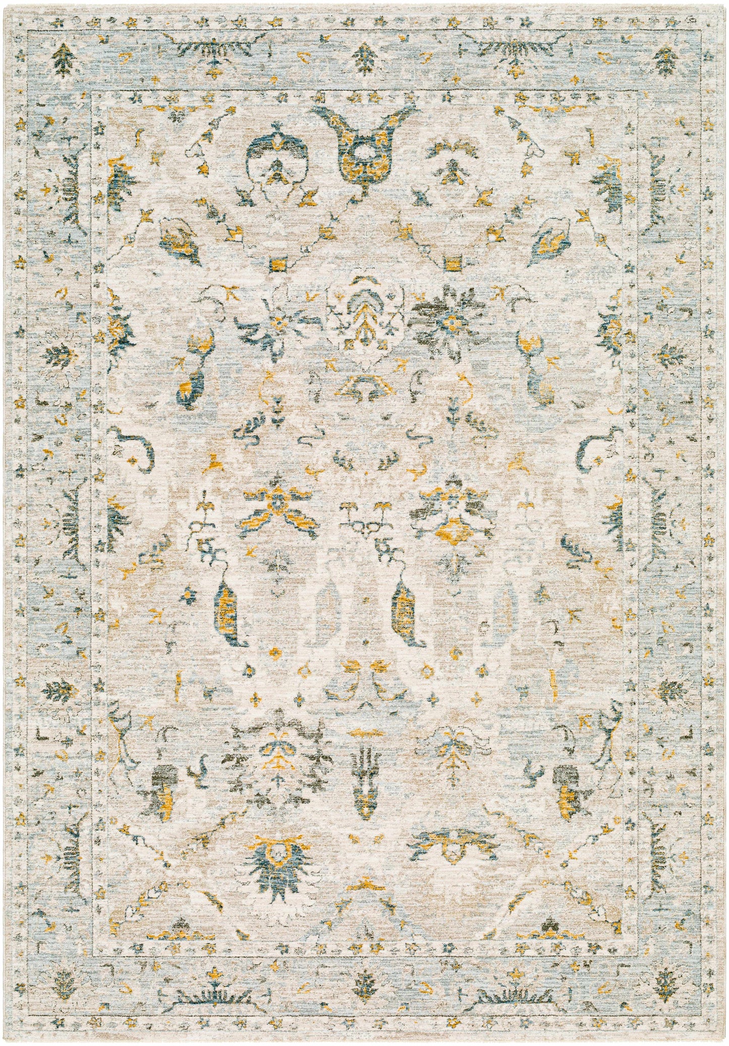 Emile Textured Rug with Fringes