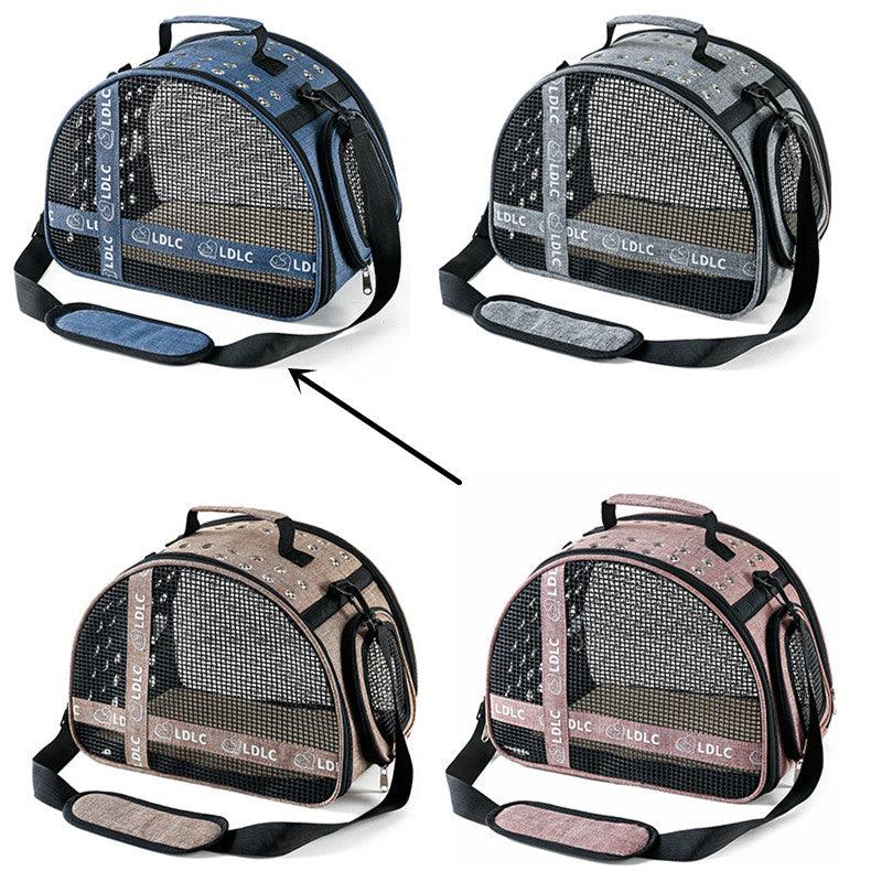 Portable Pet Travel Bag: One Shoulder Cat Litter Carrier-1