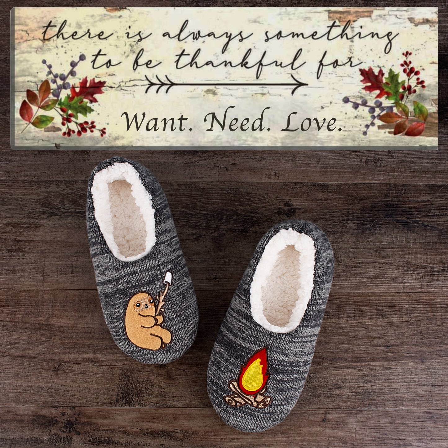 Cute Fuzzy Animal Slippers for Women Girls Teens Kids, Warm Fluffy Bedroom Socks Indoor, Cozy House Shoes Non-Slip Grip Soles, Winter Funny Gifts Unique