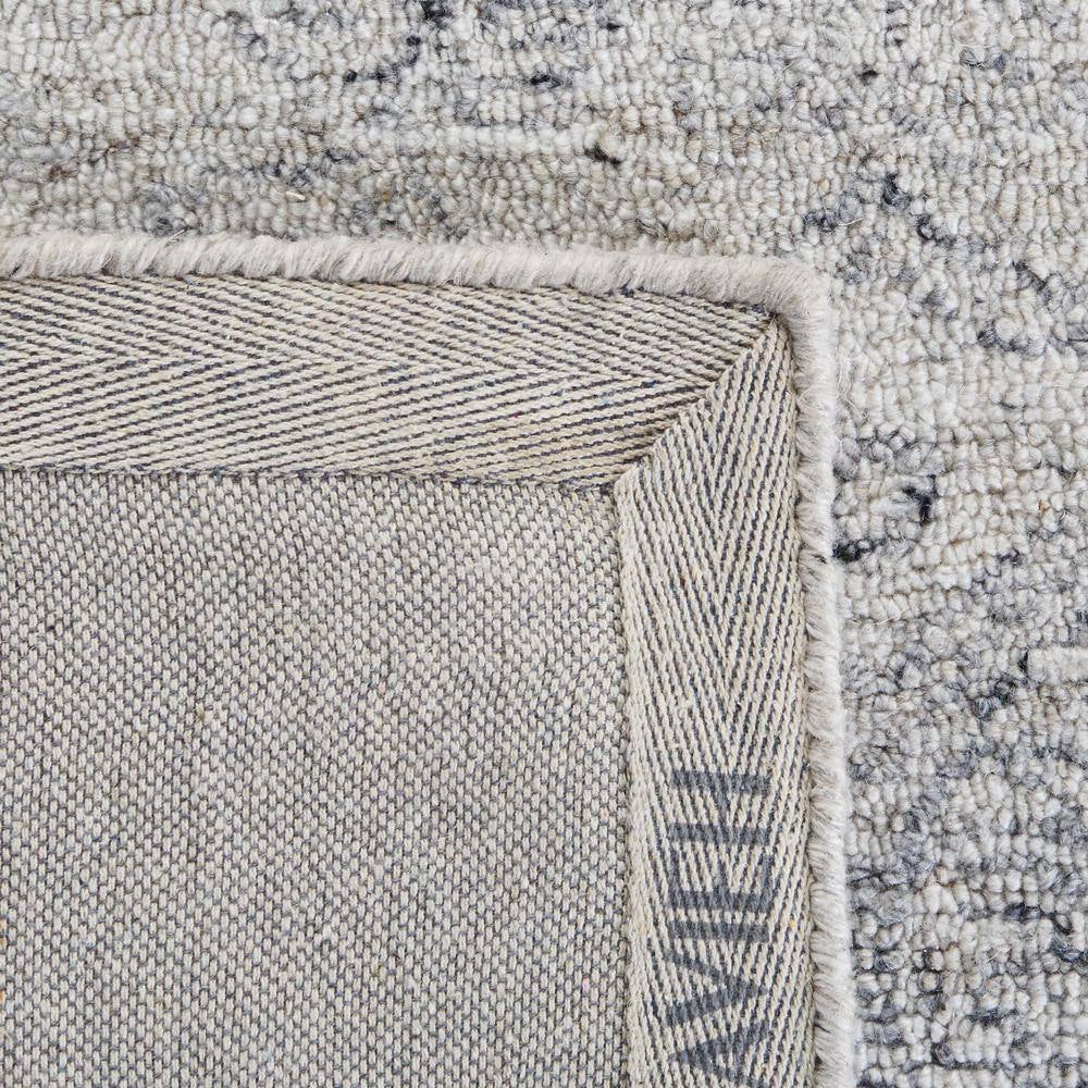 Abstract Ivory/Black Doormat 2 Ft. X 3 Ft. Distressed Medallion Area Rug