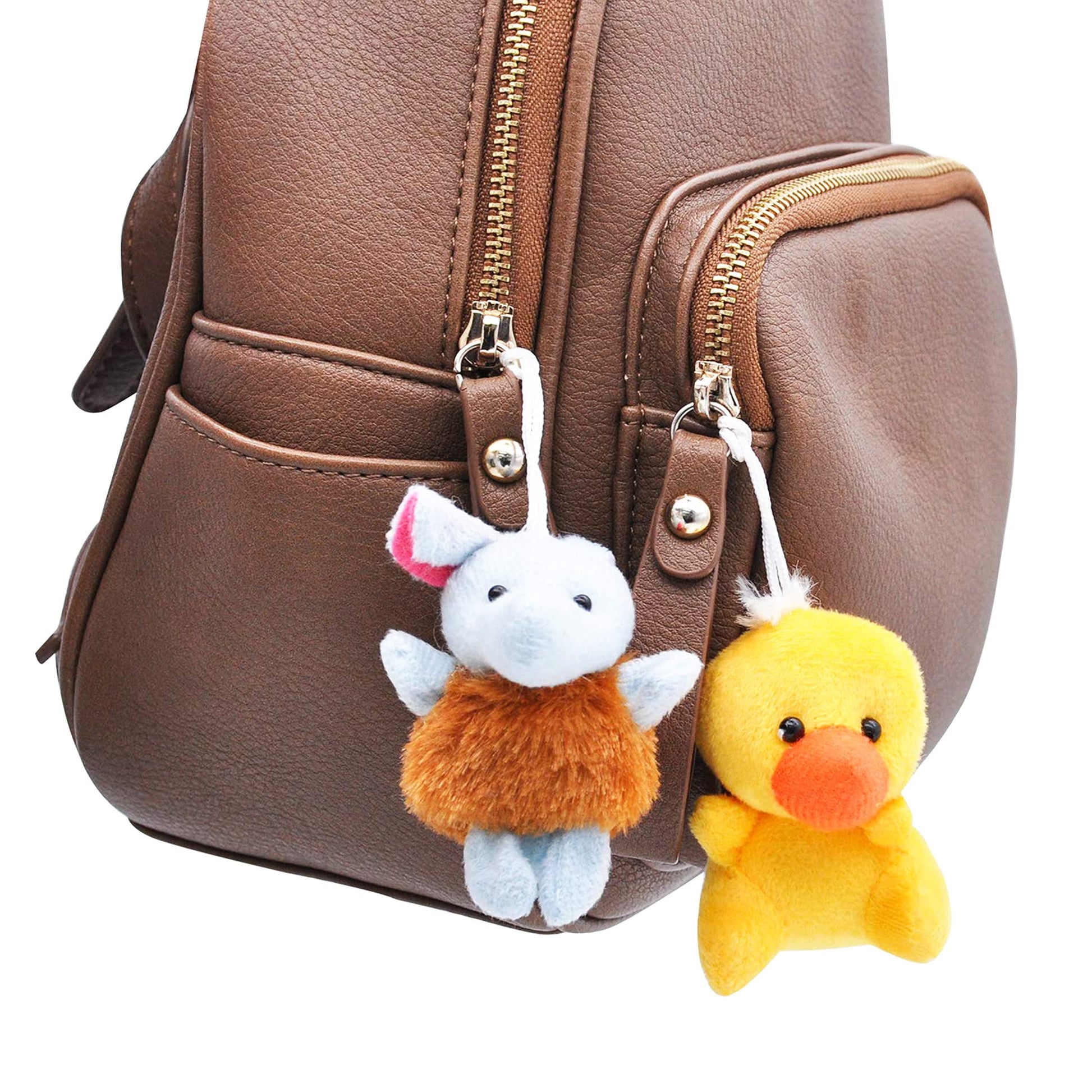 24 Pcs Party Favors for Kids 3" Mini Stuffed Animals Bulk Cute Small Plush Toys, Pinata Fillers, Animals Keychain Decoration for Boys Girls, Teacher Student Gifts Prizes, Birthday Supplies