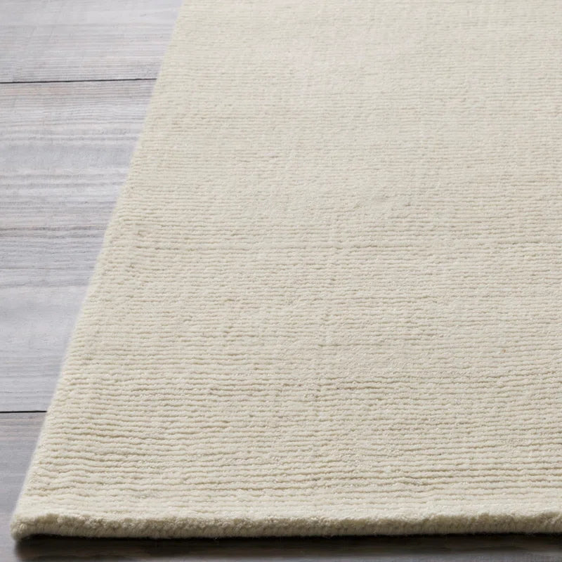 Crowe Wool Light Beige Area Rug