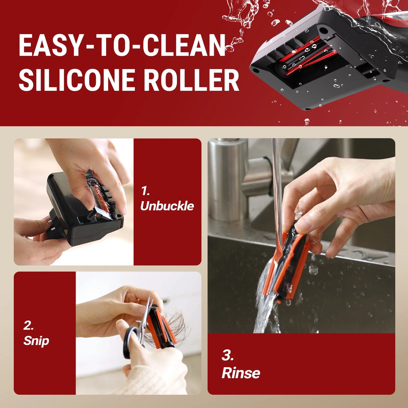 Cordless Handheld Vacuum, Car Vacuum Cleaner Rechargeable with Motorized Brush, Powerful Stair Vacuum