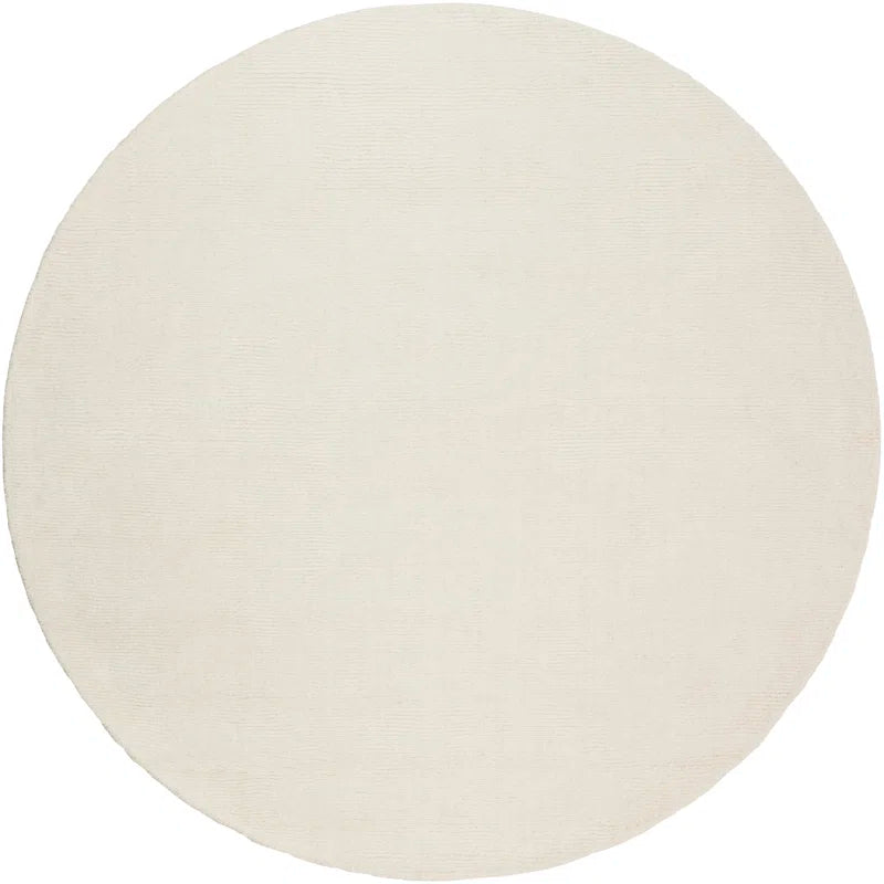 Crowe Wool Light Beige Area Rug