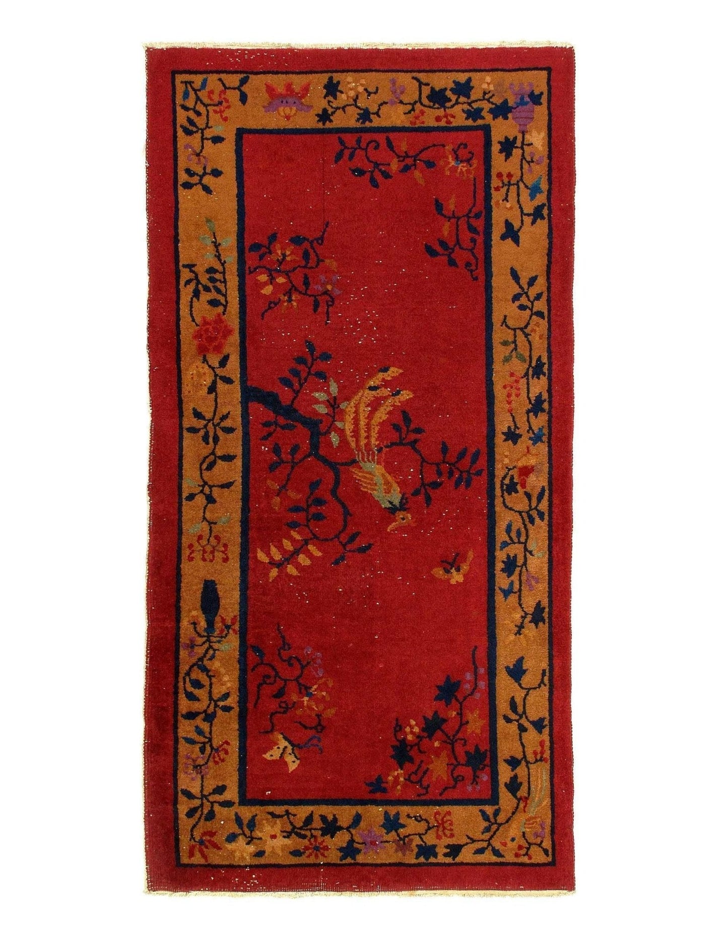 Canvello Chinese Art Deco Hand Knotted Wool Rugs - 2'11'' X 5'11''