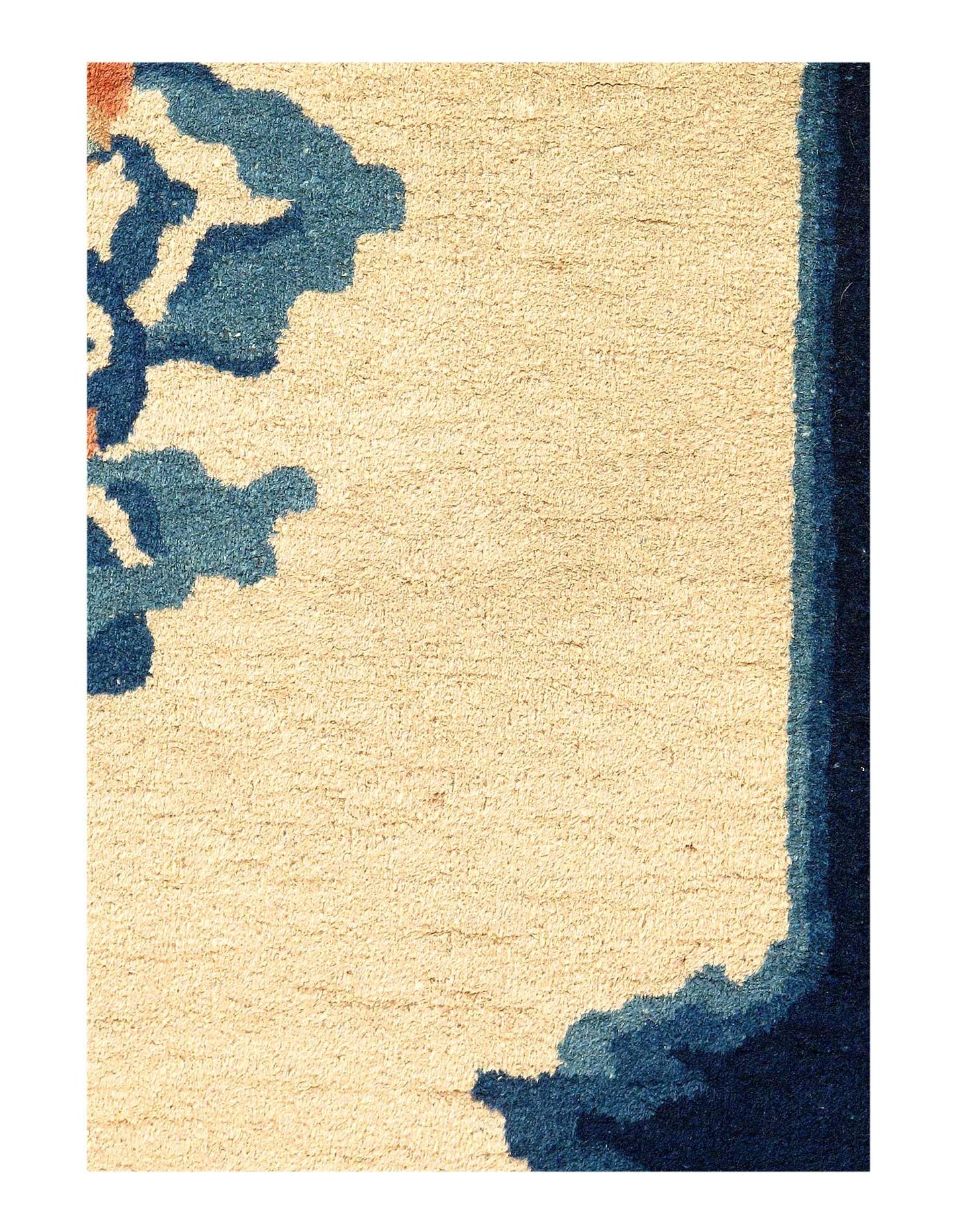 Canvello Elegance and Opulence An Antique Chinese Art Deco Rug - 2' X 2'11''