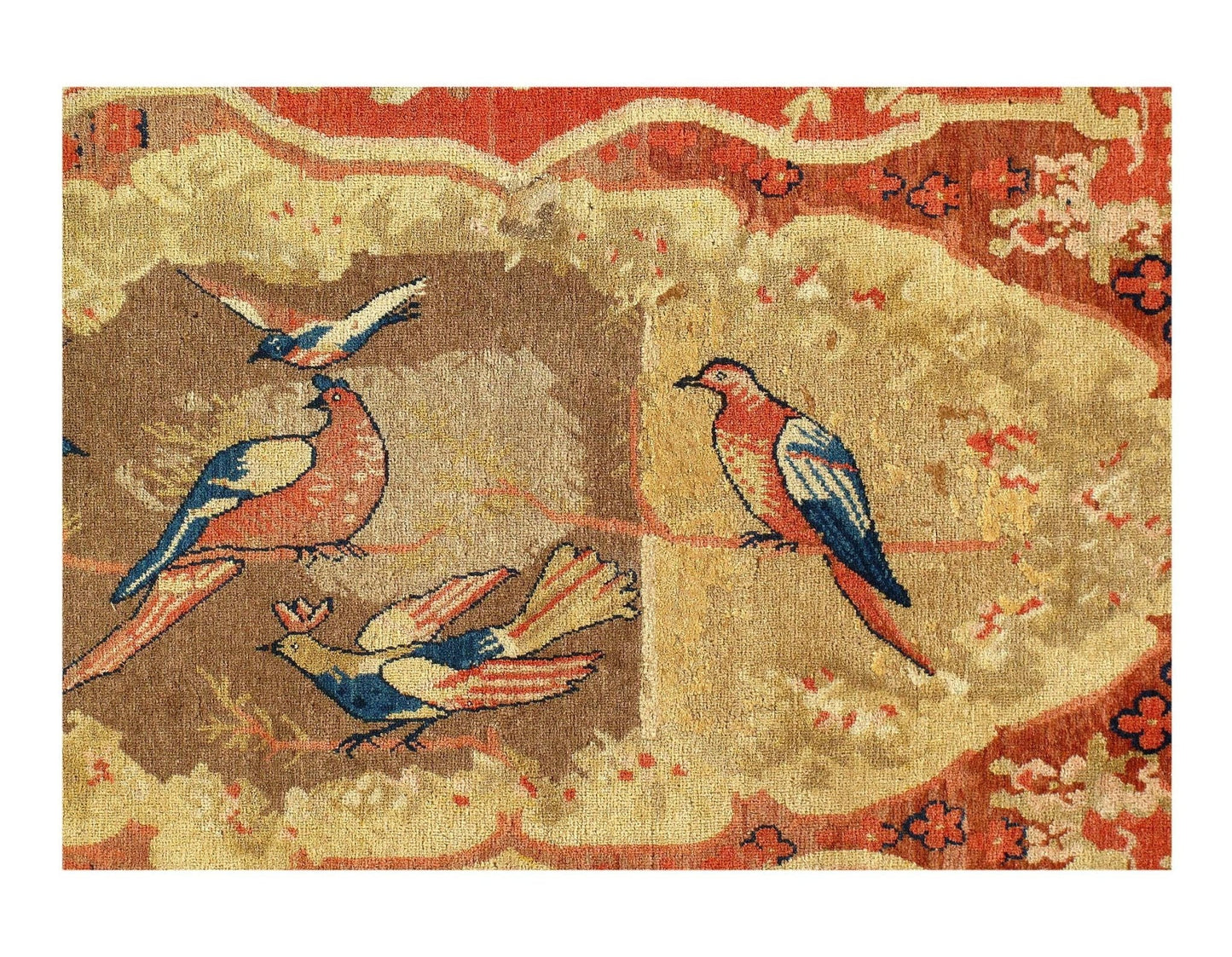 Canvello Fine Hand Knotted Antique Samarkand 4'7'' X 8'11''