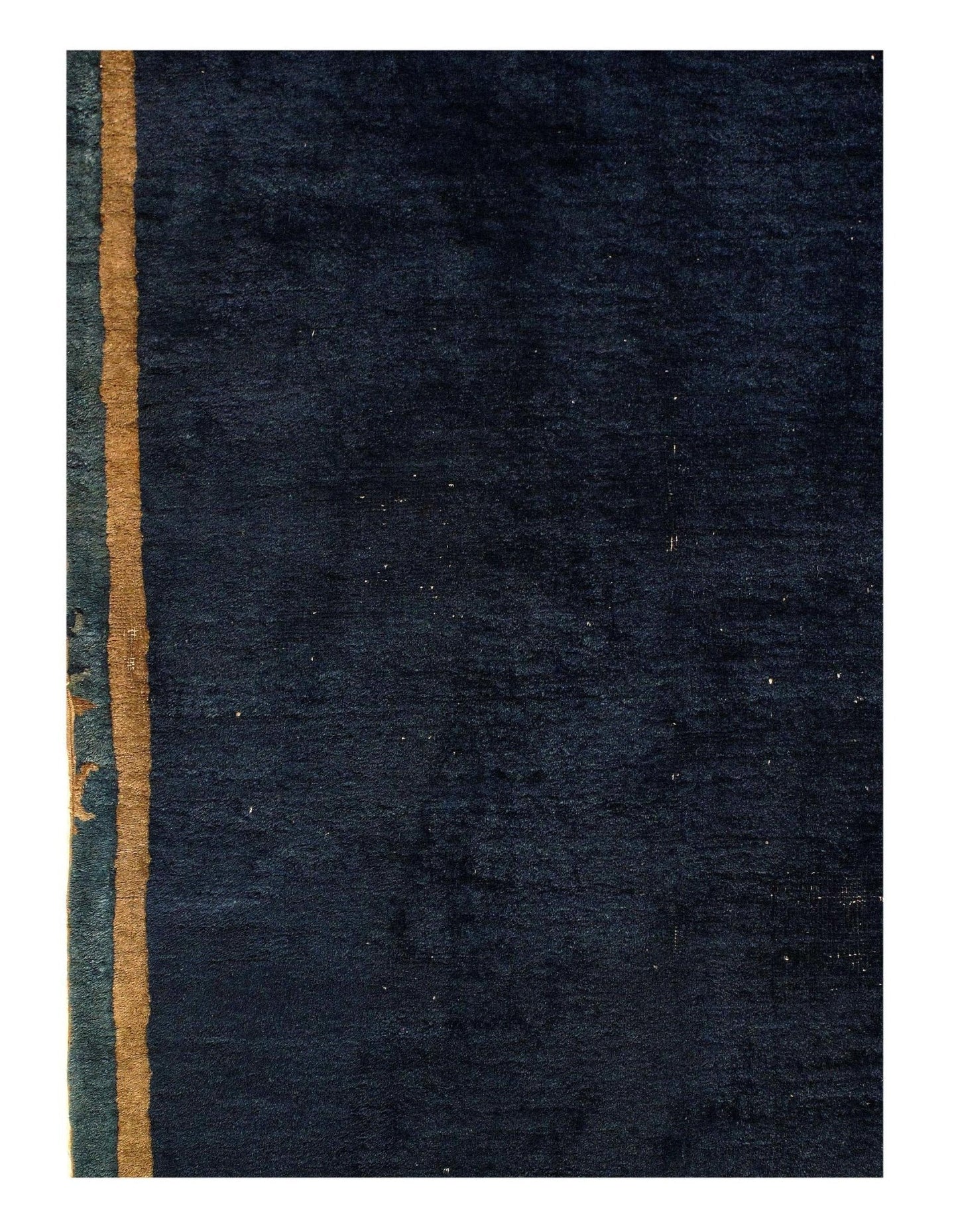 Canvello Hand Knotted Chinese Peking Navy Blue Rug - 3'6'' X 6'8''