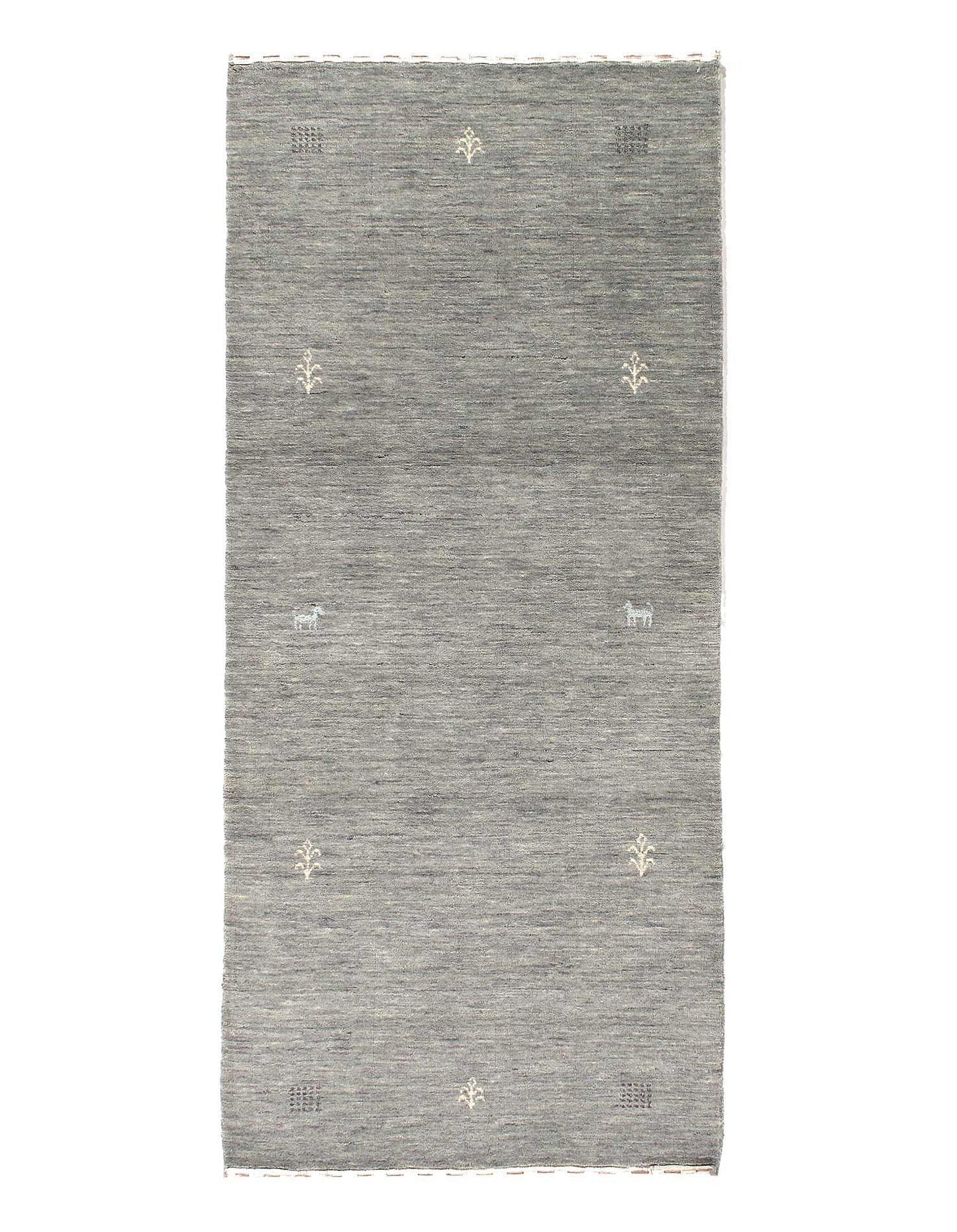 Canvello Hand-wool Knotted Wool Gabbeh Rugs - 2'6'' X 6'