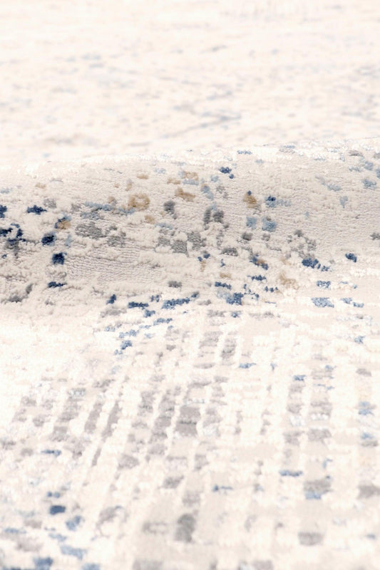 Canvello Light Grey Fabric Area Rug- 7'9" X 9'9"