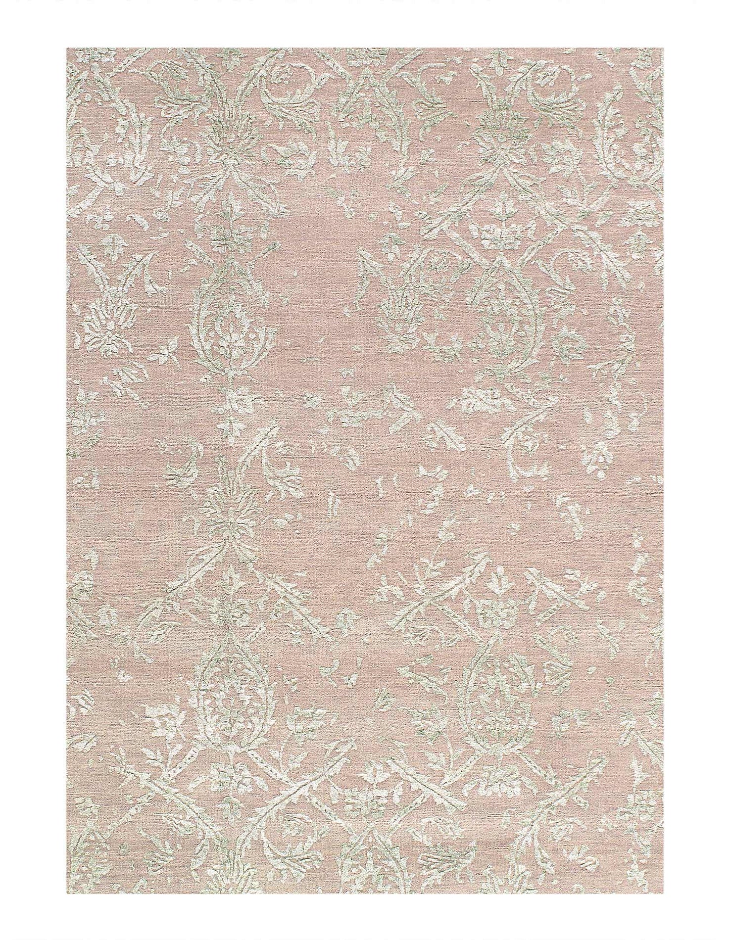 Canvello Modern Blue Grey Area Rugs - 8' x 10'