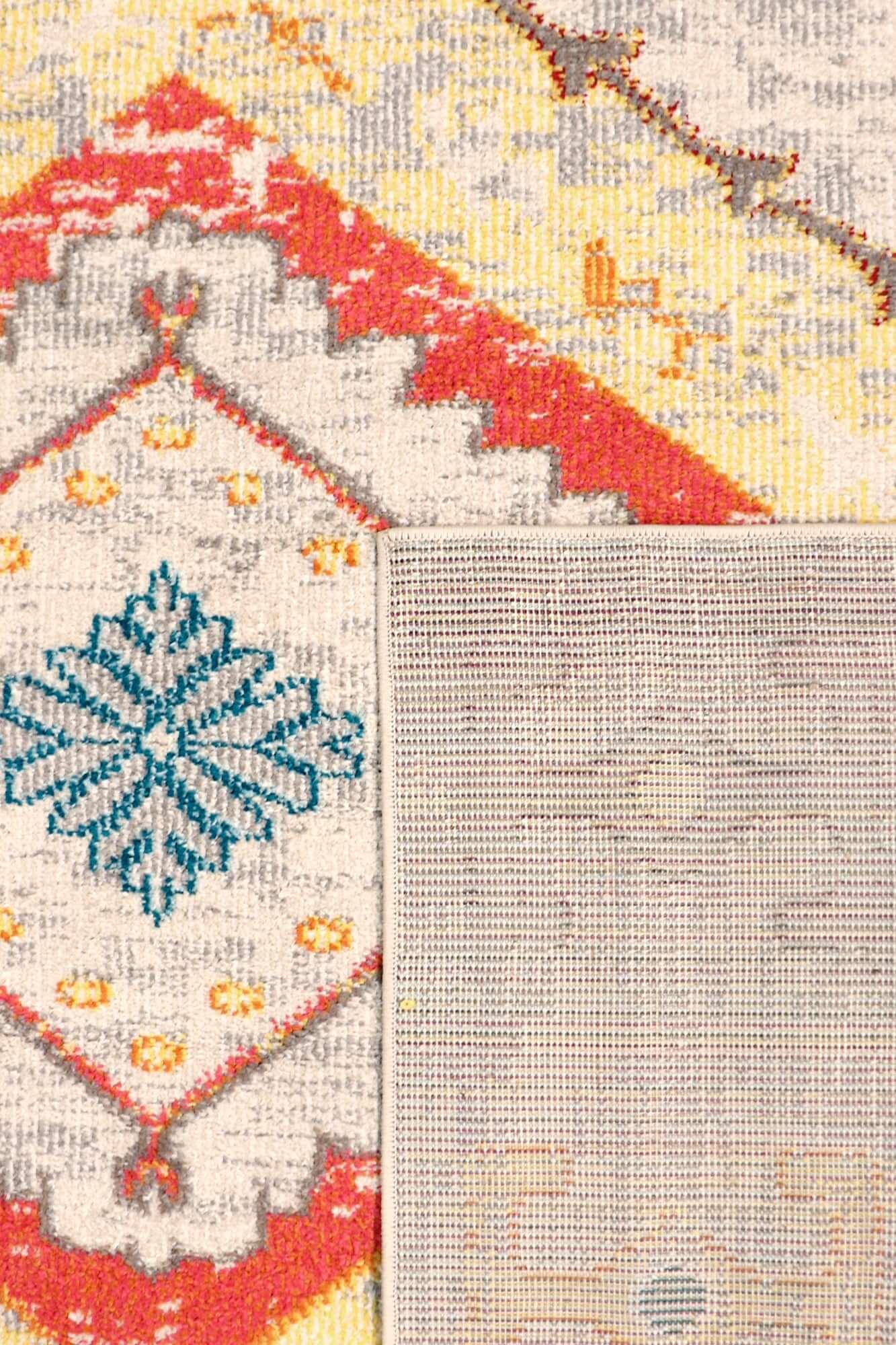 Canvello Modern Design Power Loom Area Rug- 4' X 6'