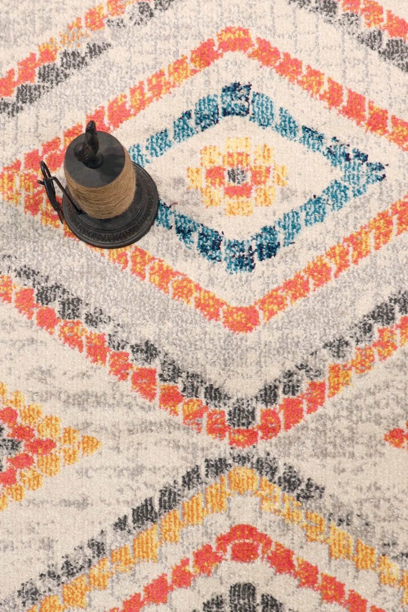 Canvello Modern Design Power Loom Area Rug- 5' X 8'