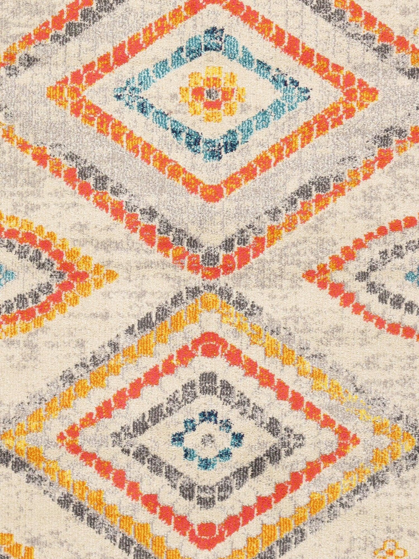 Canvello Modern Design Power Loom Area Rug- 5' X 8'