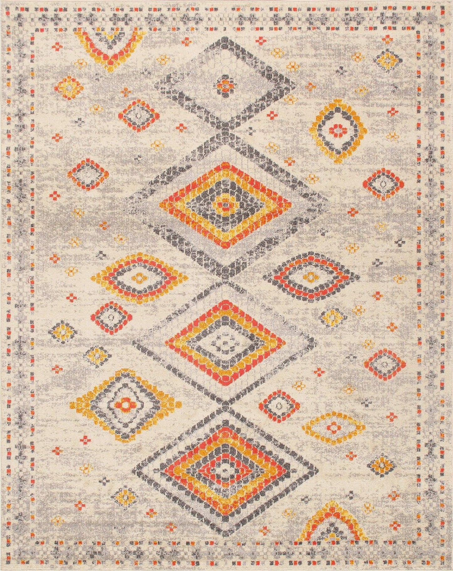 Canvello Modern Design Power Loom Area Rug - 8' X 10'