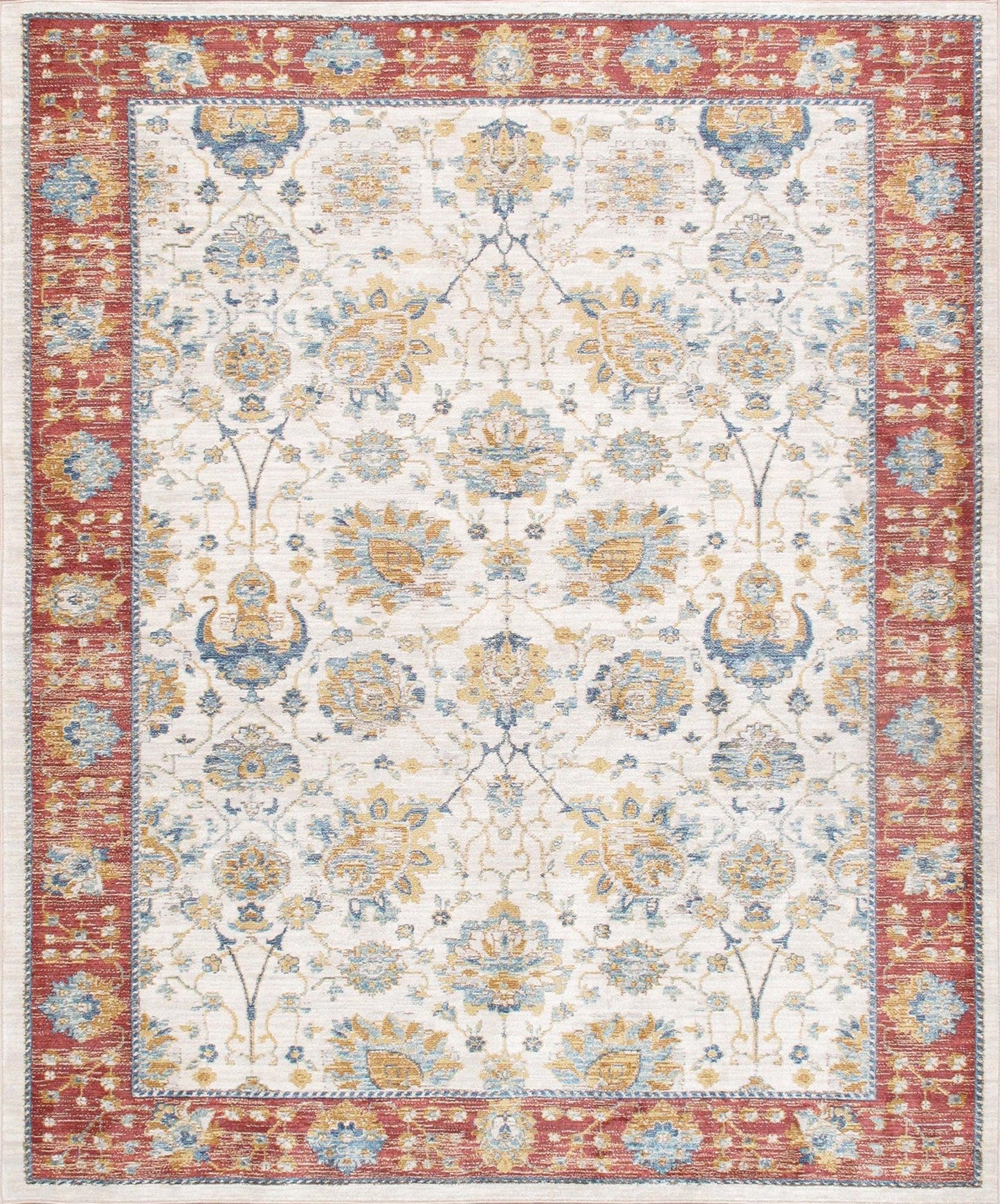 Canvello Modern Power Loom Area Rug -10' X 14'