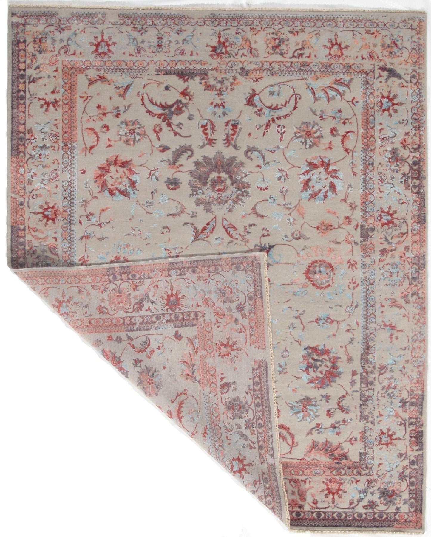 Canvello Rug	Multi color Hand knotted Modern Rug - 8' X 10'