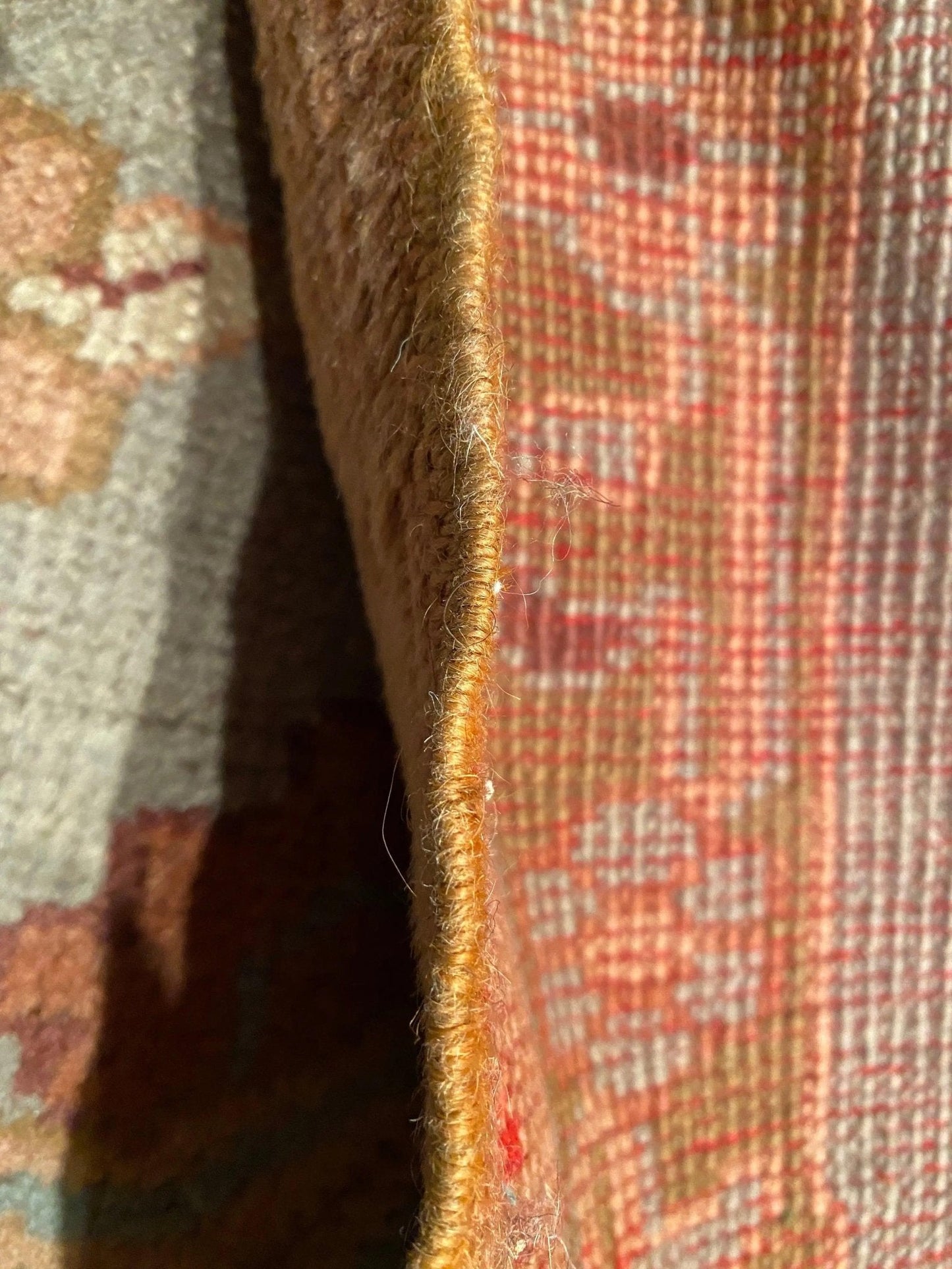 Canvello Salmon Turkish Oushak Rugs - 8'8" X 11'4"