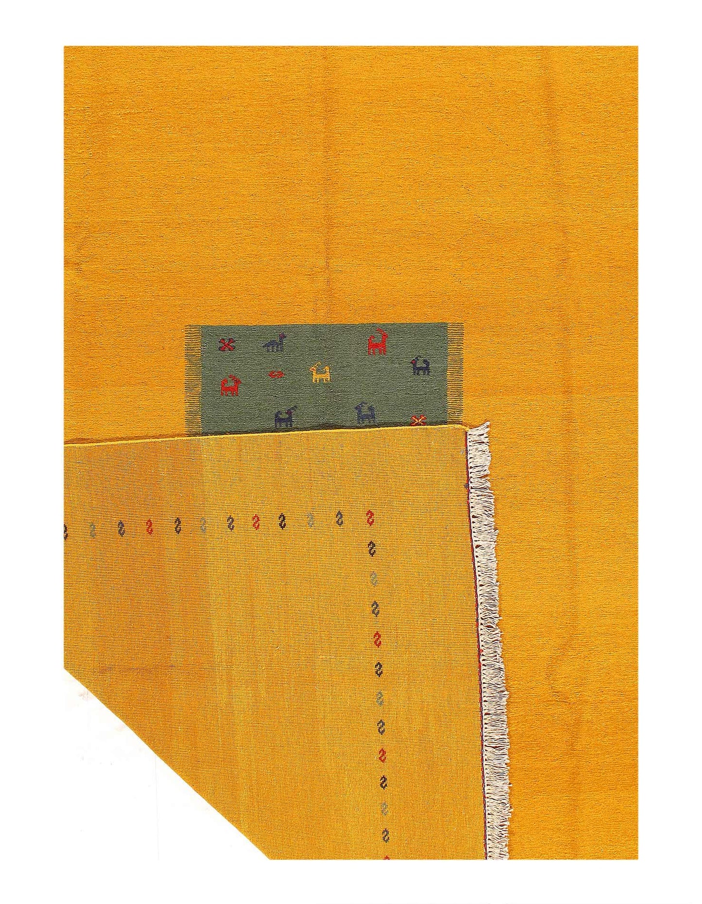 Canvello Sumac Green And Gold Area Rugs - 8' X 10'