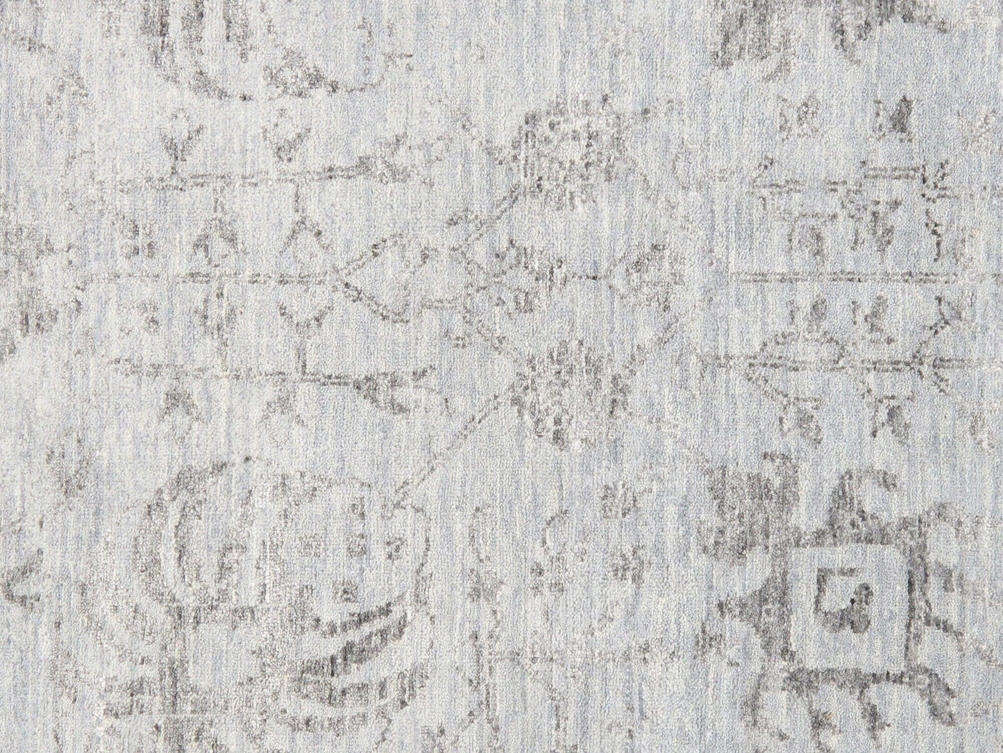 Canvello Transitional Hand-Knotted Silk & Wool Area Rug- 9' X 12'