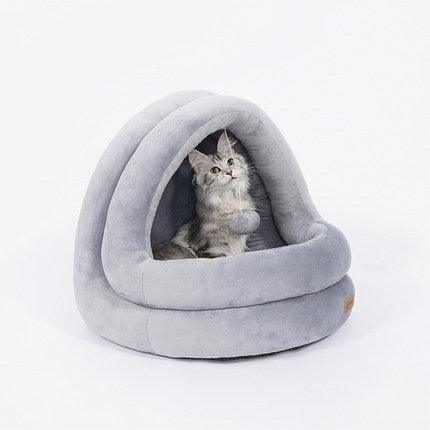 Cozy Haven Cat Bed: Luxurious Comfort For Your Feline Friend-2