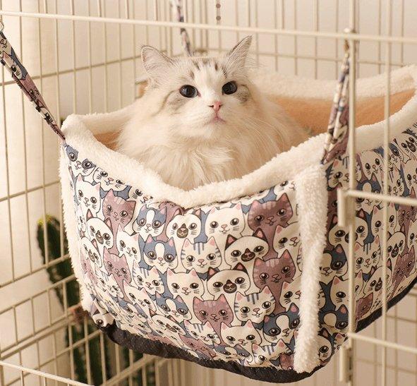Cozy Haven Cat Hammock Nest-1