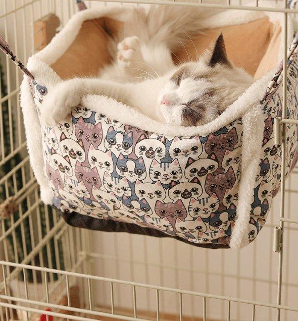 Cozy Haven Cat Hammock Nest-2
