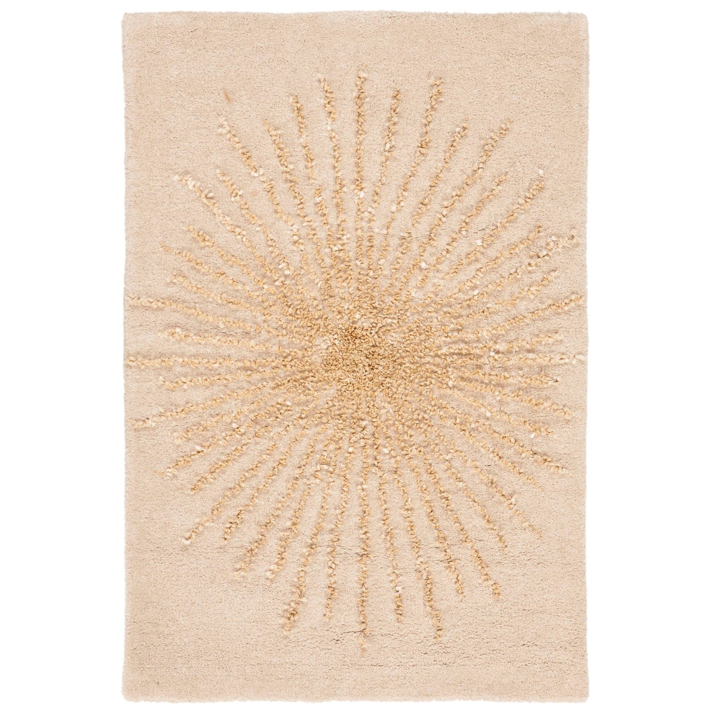 Handmade Soho Marsilia Burst New Zealand Wool Rug