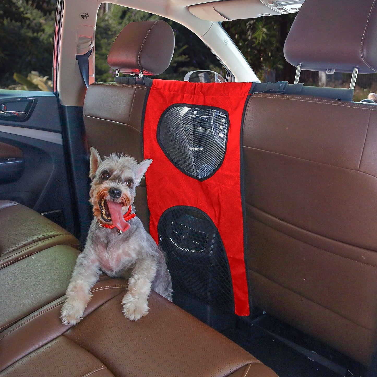 Secureride Pet Guardrail: Stylish And Safe Travel Companion For Your Furry Friend