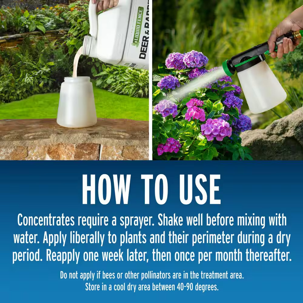 1 Gal. Deer and Rabbit Repellent Concentrate