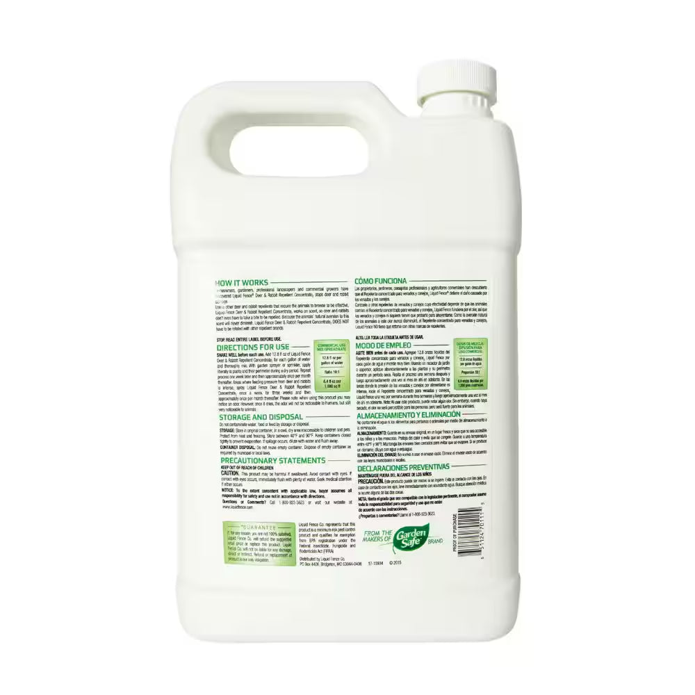 1 Gal. Deer and Rabbit Repellent Concentrate