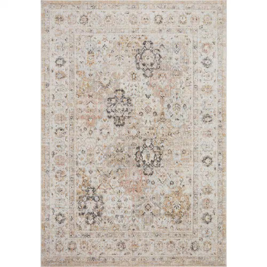 Monroe Beige/Multi 2 Ft. 6 In. X 4 Ft. Traditional Area Rug