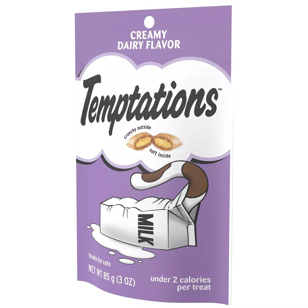 Temptations Creamy Milk Crunchy Cat Treats