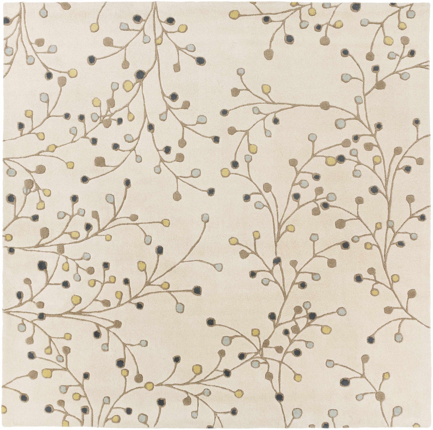 Beige Elsu Wool Rug