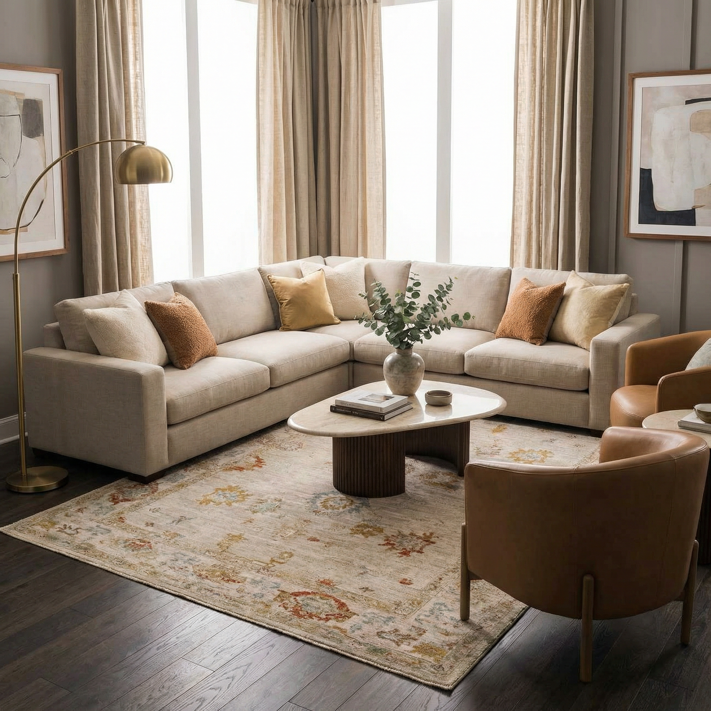 Kitchener Oushak Area Rug